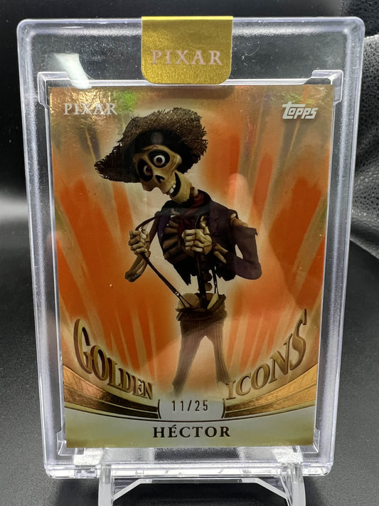 2025 Topps Pixar Gold Hector Golden Icons (Encased) 11/25 #GI-70