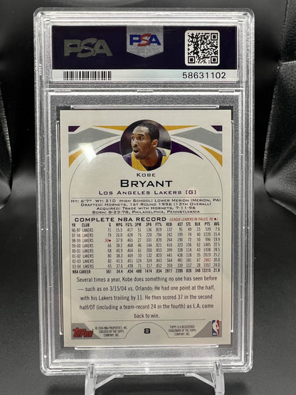 Topps 2004 Kobe Bryant - PSA 9