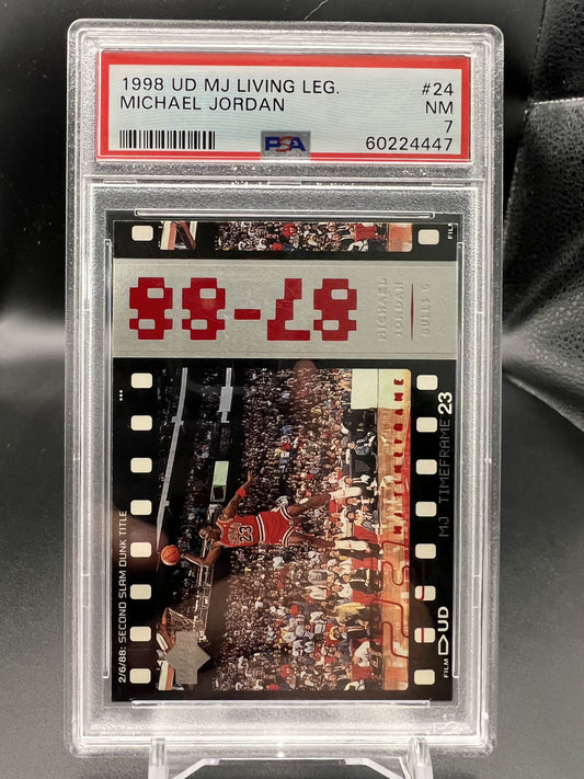 UD 1998 MJ Living LEG. Michael Jordan - PSA 7