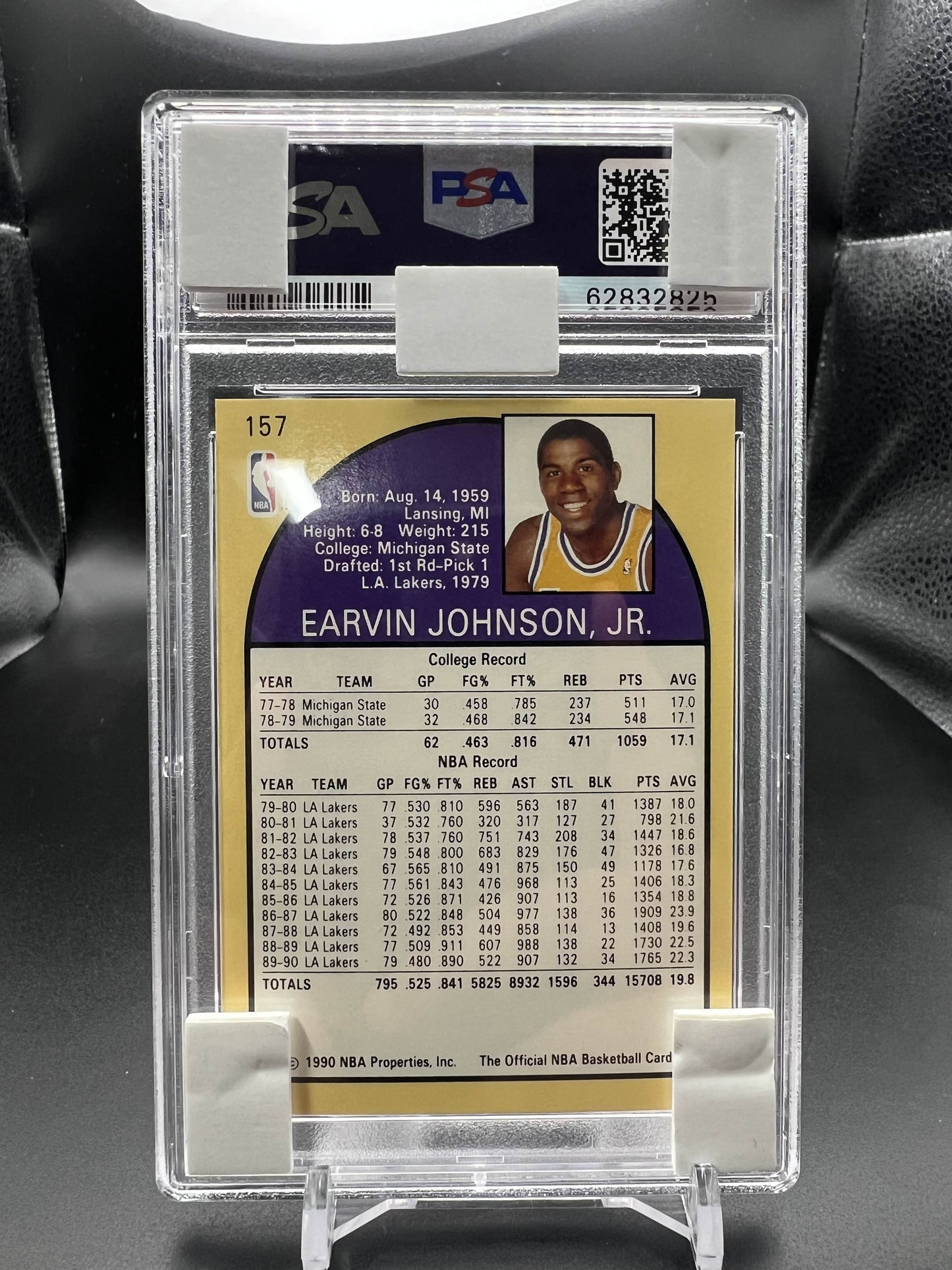 Hoops 1990 Magic Johnson - PSA 6
