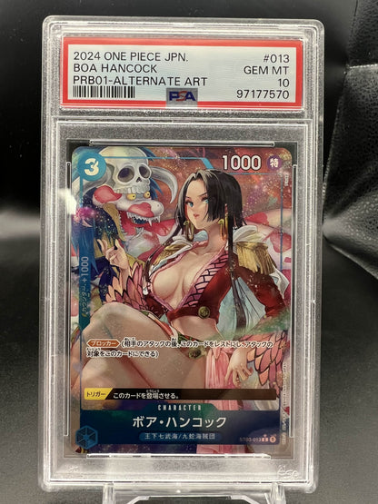 One Piece JP 2024 Boa Hancock - PRB01 - Alt Art - PSA 10