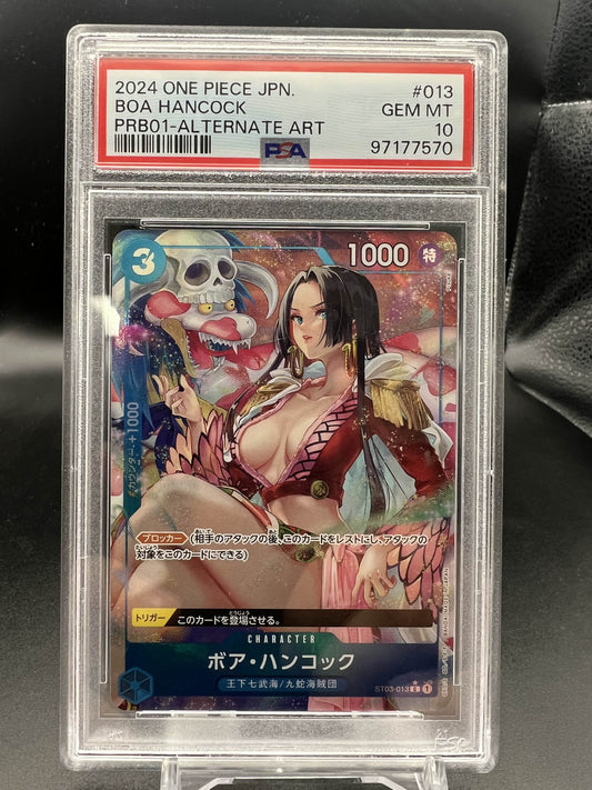One Piece JP 2024 Boa Hancock - PRB01 - Alt Art - PSA 10