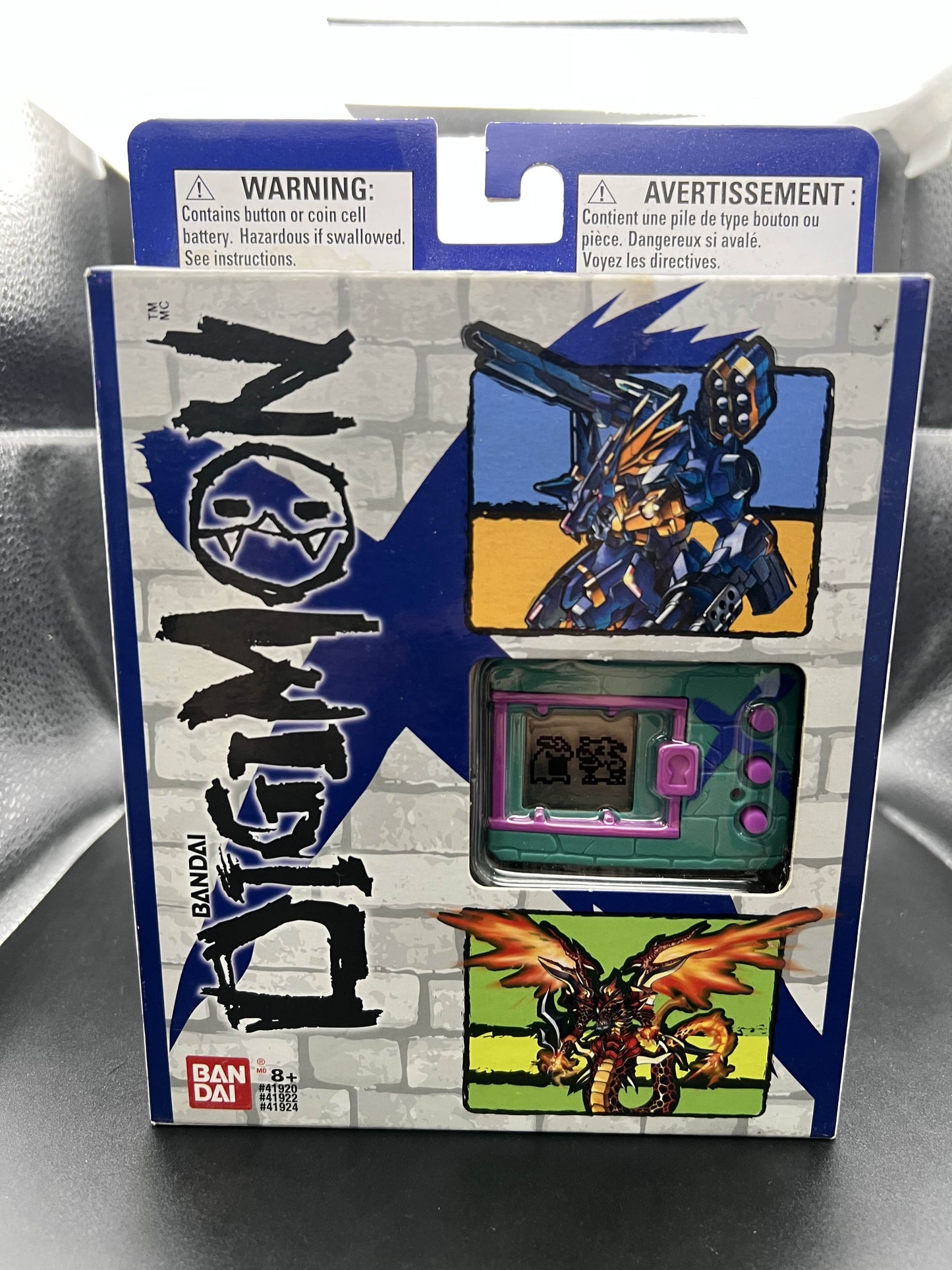 Bandai Digimon X Virtual Pet Digital Monster Teal Blue And Pink Case 2021