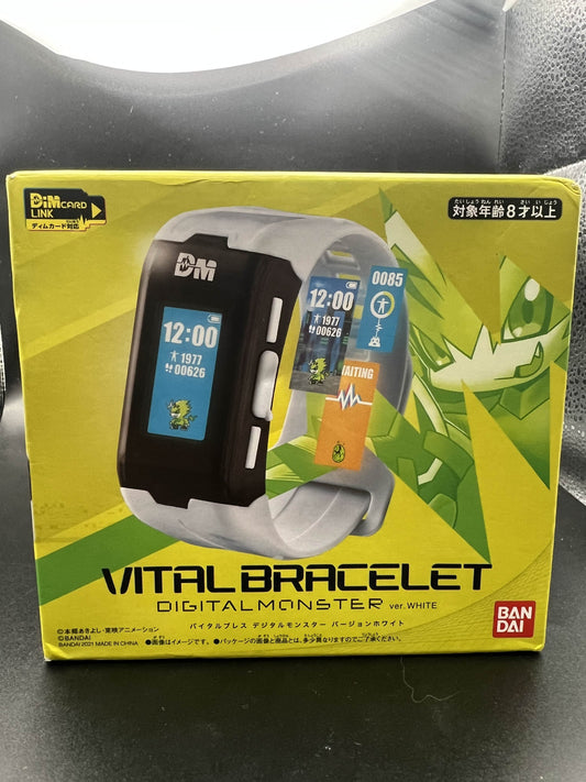 Bandai Vital Bracelet Series Digital Monster Digimon - Ver. White