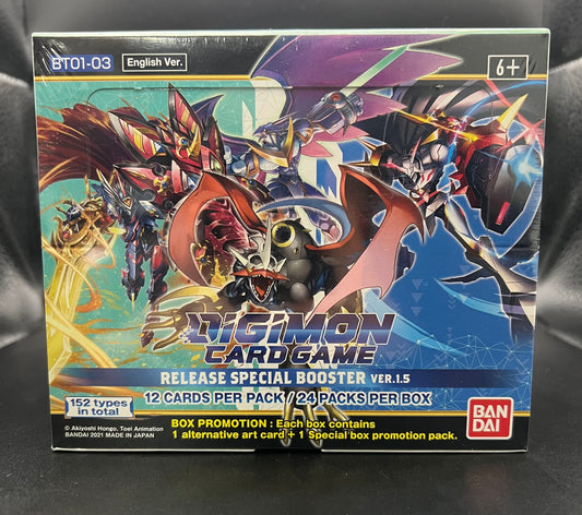Digimon Release Special Booster Ver.1.5 Booster Box - Release Special Booster 1.5 (BT01-03B)