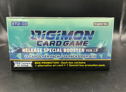 Digimon Release Special Booster Ver.1.5 Booster Box - Release Special Booster 1.5 (BT01-03B)