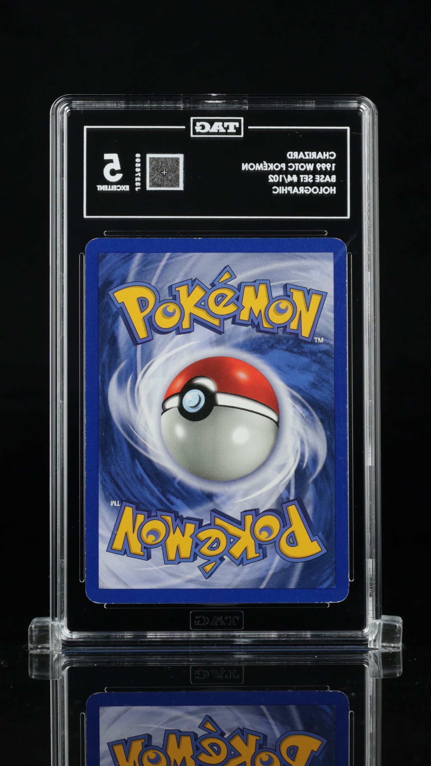 Pokemon 1999 Charizard - Base Set WotC - Holo - TAG 5