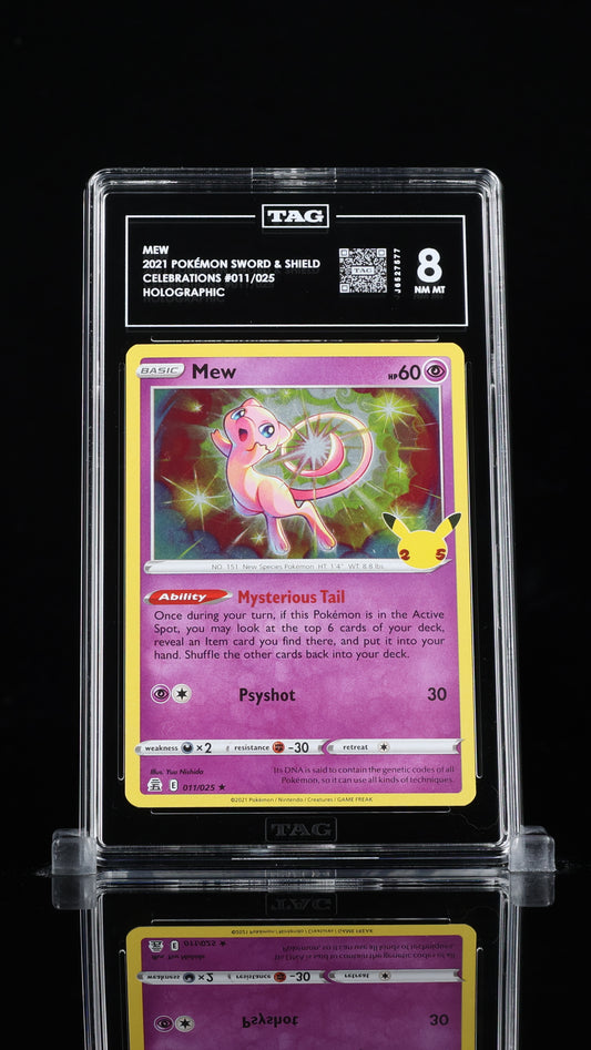 Pokemon 2021 Mew - Celebrations - Holo - TAG 8 [P2]