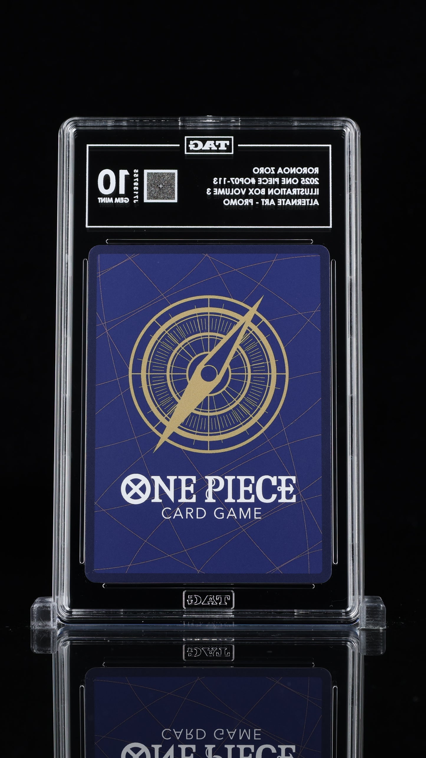 One Piece 2025 Roronoa Zoro - Illustration Box Vol. 3 - Alt Art Promo - TAG 10 "P1"