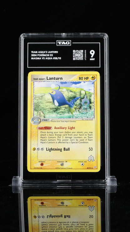 Pokemon 2004 Team Aqua's Lanturn - Magma vs Aqua EX - TAG 9