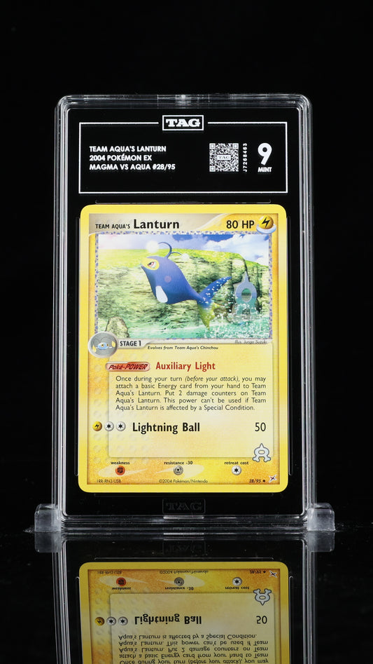 Pokemon 2004 Team Aqua's Lanturn - Magma vs Aqua EX - TAG 9