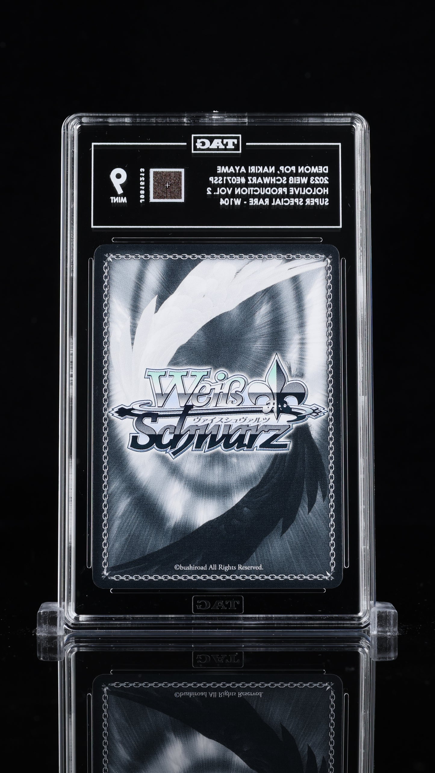 Weiss Schwarz 2023 Demon Pop, Nakiri Ayame - Hololive Vol.2 SSR - TAG 9