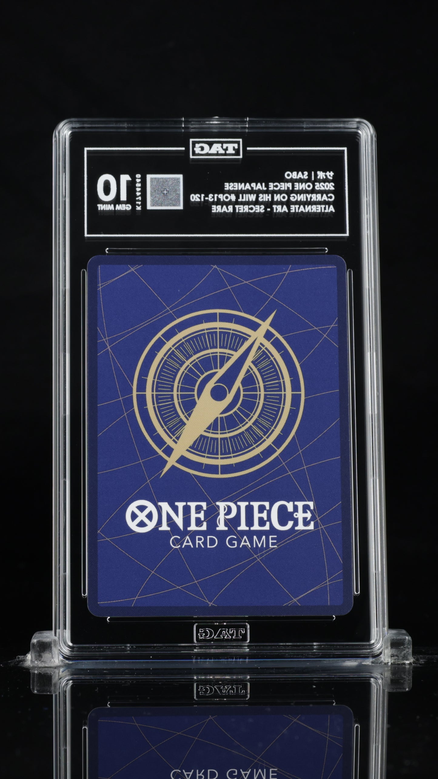 One Piece JP 2025 Sabo - Carrying on His Will - Alt Art - SR - TAG 10
