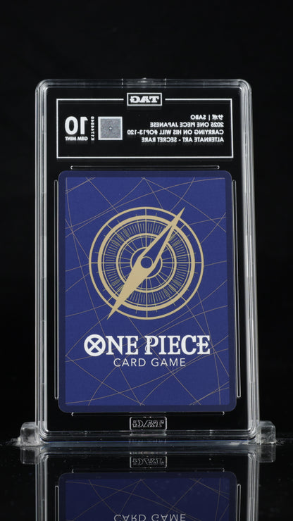 One Piece JP 2025 Sabo - Carrying on His Will - Alt Art - SR - TAG 10