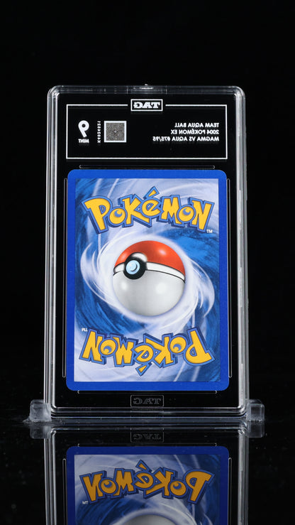 Pokemon 2004 Team Aqua Ball - Magma vs Aqua EX - 75/95 - TAG 9