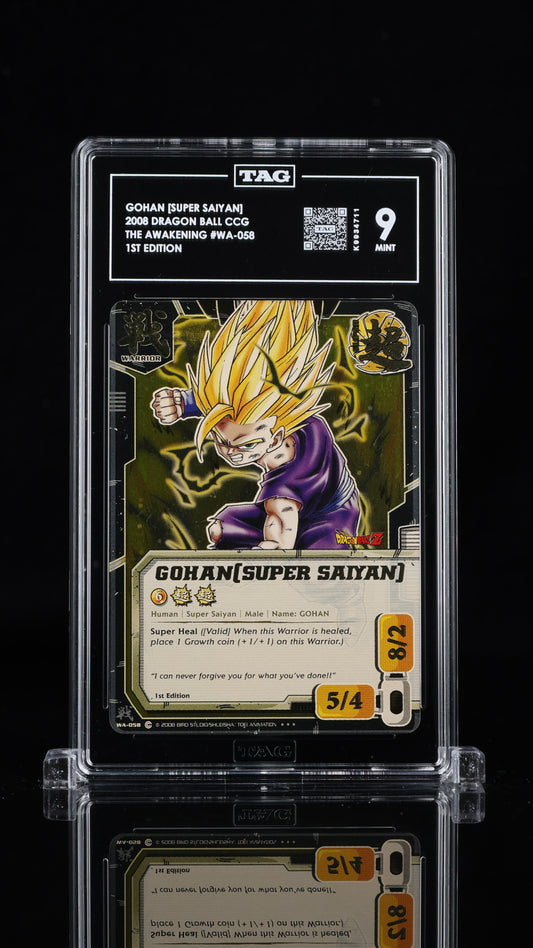 Dragon Ball CCG 2008 Gohan [Super Saiyan] - The Awakening 1st Edition - TAG 9