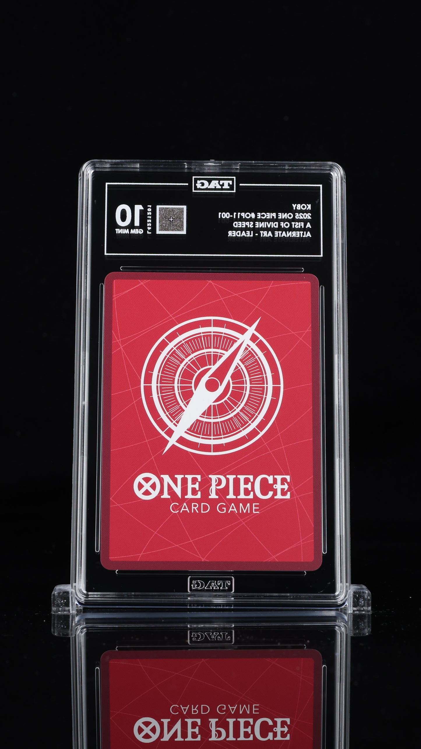 One Piece 2025 Koby OP11-001 Leader Alt Art - TAG 10