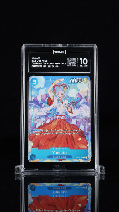 One Piece 2025 Yamato OP13-054 SR Alt Art - TAG 10