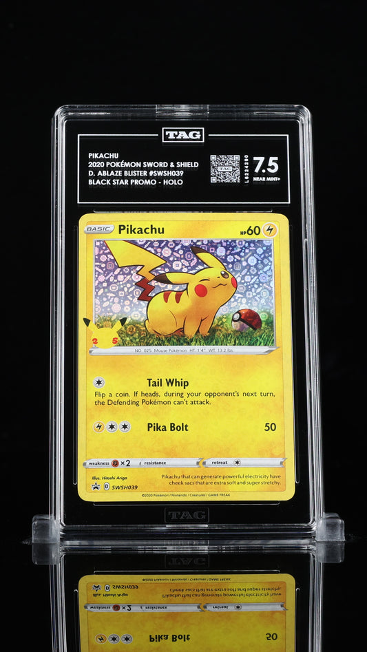 Pokemon 2020 Pikachu - Darkness Ablaze Blister - Promo - TAG 7.5
