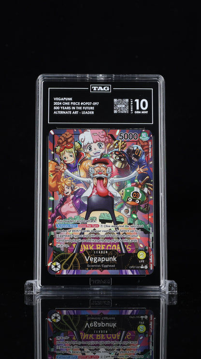 One Piece 2024 Vegapunk OP07-097 Leader Alt Art EN - TAG 10