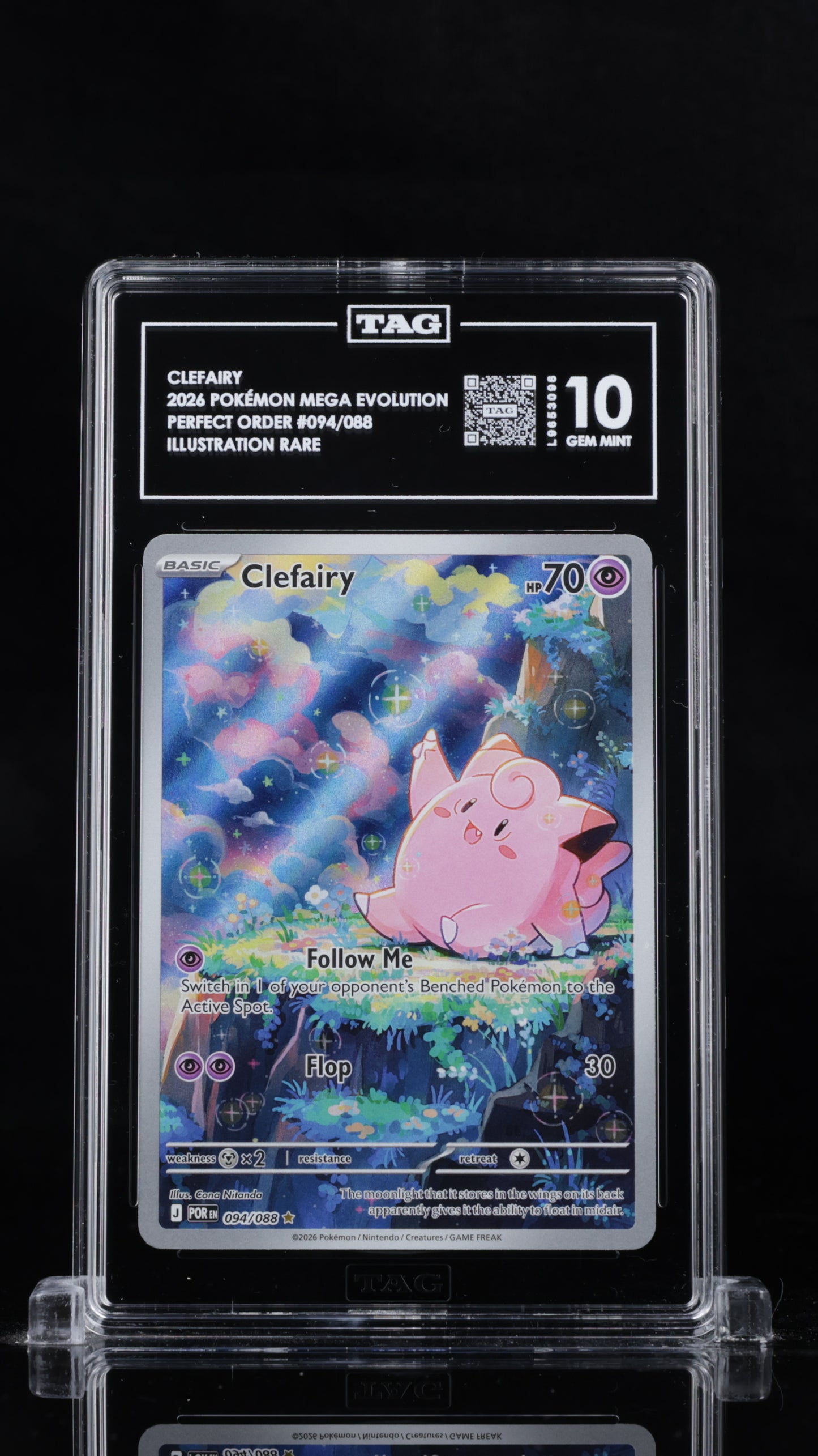 Pokemon 2026 Clefairy - Perfect Order - Illustration Rare - TAG 10