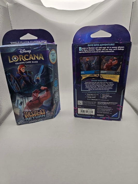 Lorcana Ursulas Return Starter Deck Sapphire/Steel