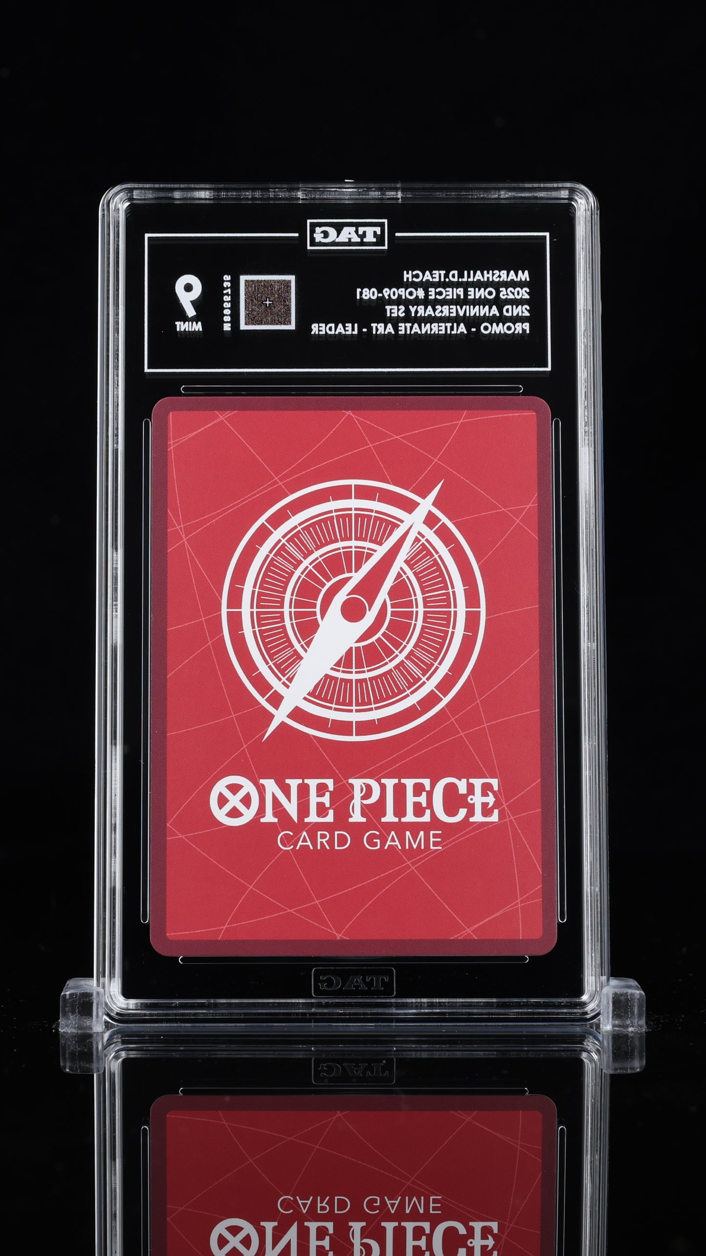 One Piece 2025 Marshall.D.Teach - 2nd Anniversary Promo Alt Art - TAG 9