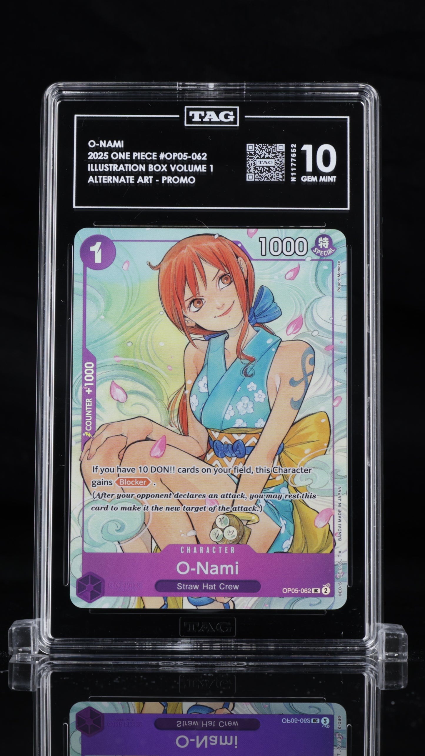 One Piece 2025 O-Nami - Illustration Box Vol 1 - Alt Art Promo - TAG 10
