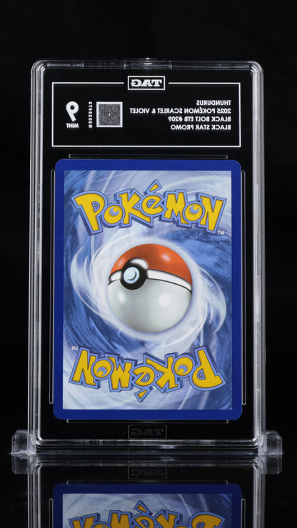 Pokemon 2025 Thundurus - Black Bolt ETB - Promo - TAG 9