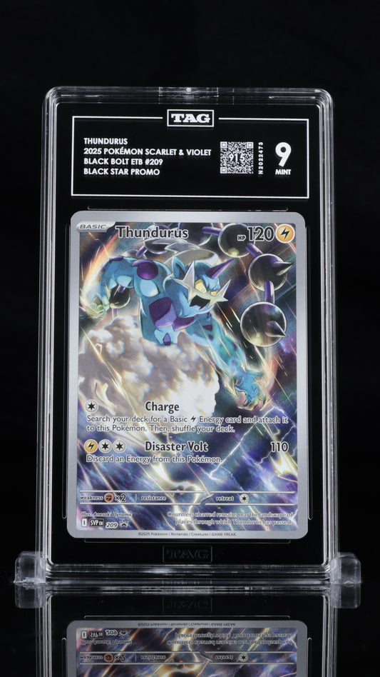 Pokemon 2025 Thundurus - Black Bolt ETB - Promo - TAG 9