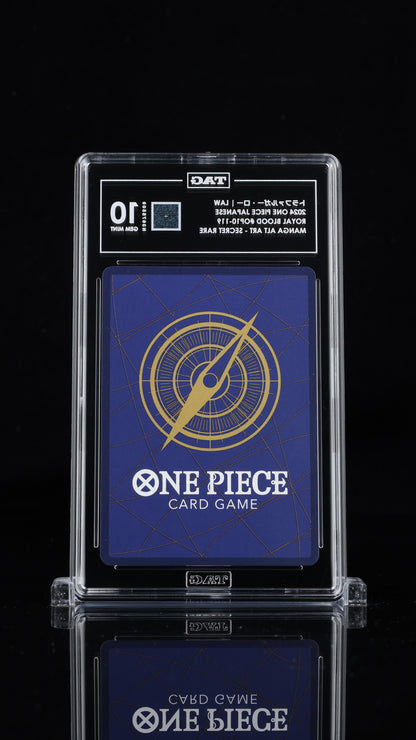 One Piece JP 2024 Trafalgar Law OP10-119 SEC Manga Alt Art - TAG 10