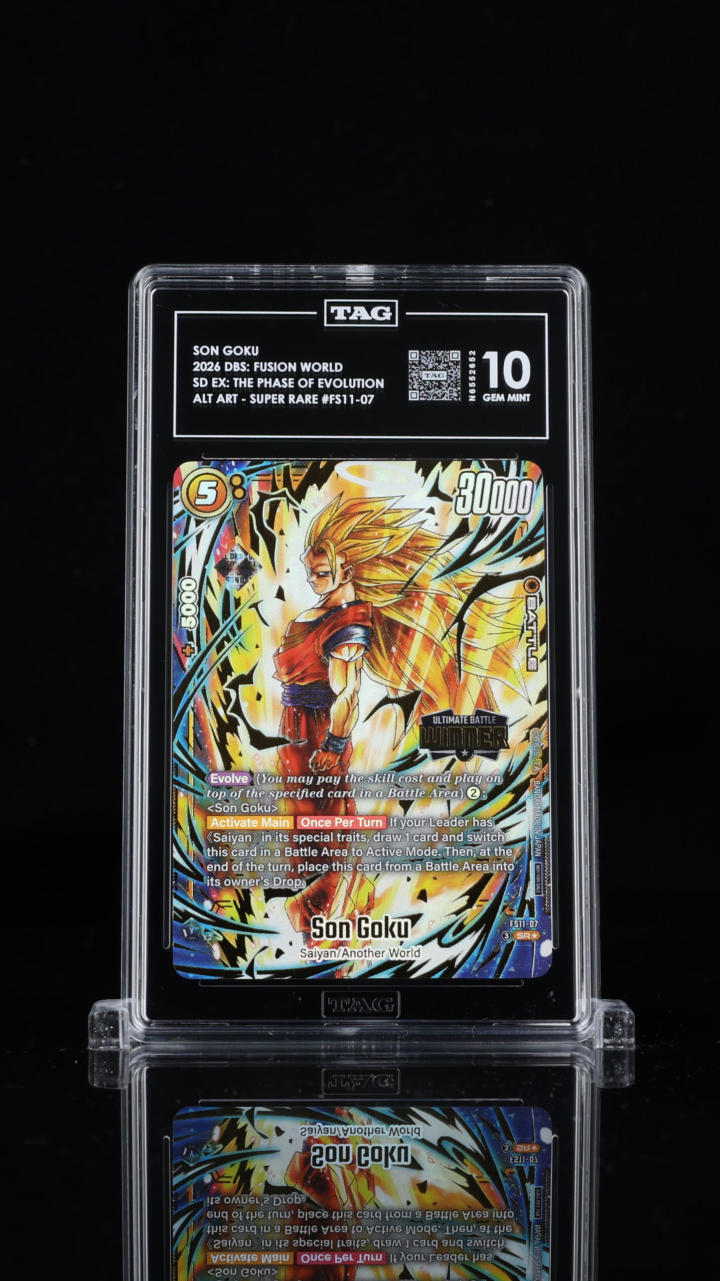 DBS: Fusion World 2026 Son Goku (Ultimate Battle 2026 Vol.2 Winner) - TAG 10