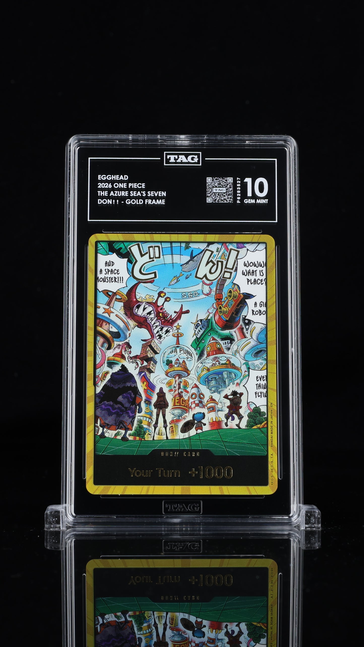 One Piece 2026 Egghead EB04 DON!! Gold Frame - TAG 10
