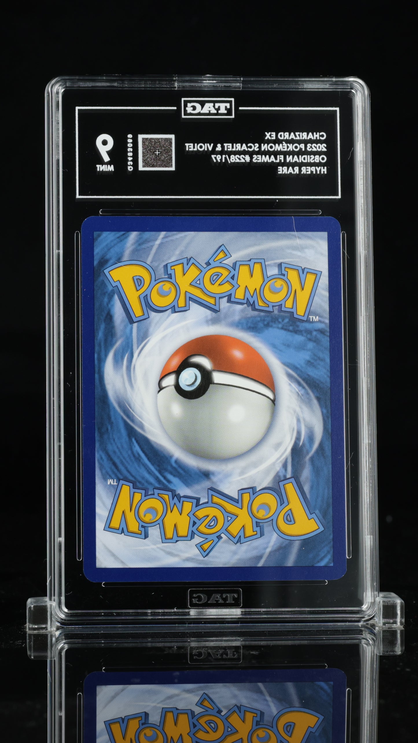 Pokemon 2023 Charizard ex - Obsidian Flames - Hyper Rare - TAG 9