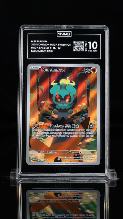 Pokemon 2025 Marshadow - Mega Evolution - Illustration Rare - TAG 10