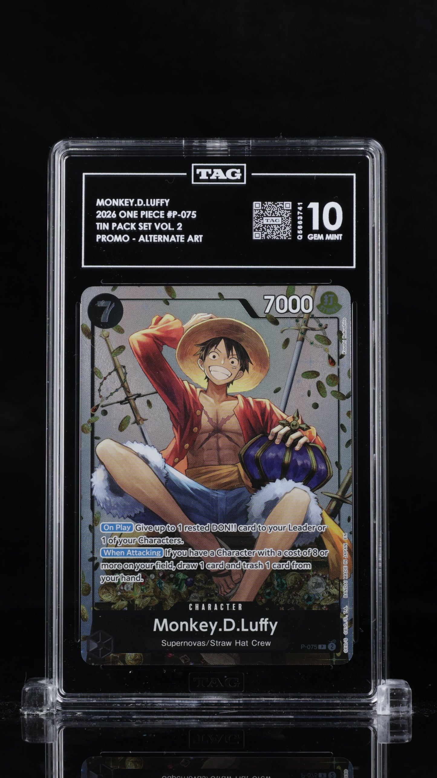 One Piece 2026 Monkey.D.Luffy - Tin Pack Set Vol. 2 Promo - TAG 10 "P2"