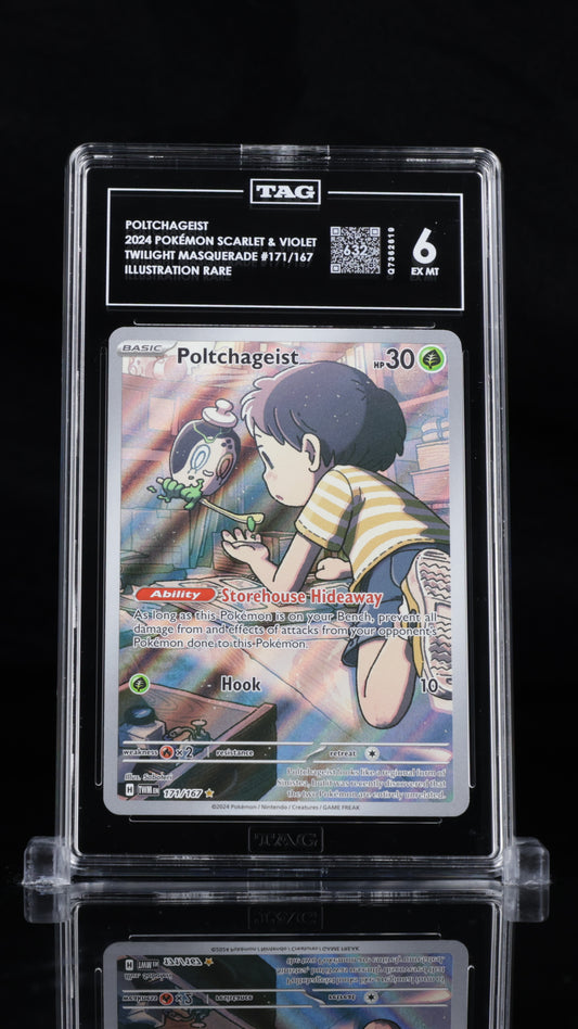 Pokemon 2024 Poltchageist - Twilight Masquerade - IR - TAG 6