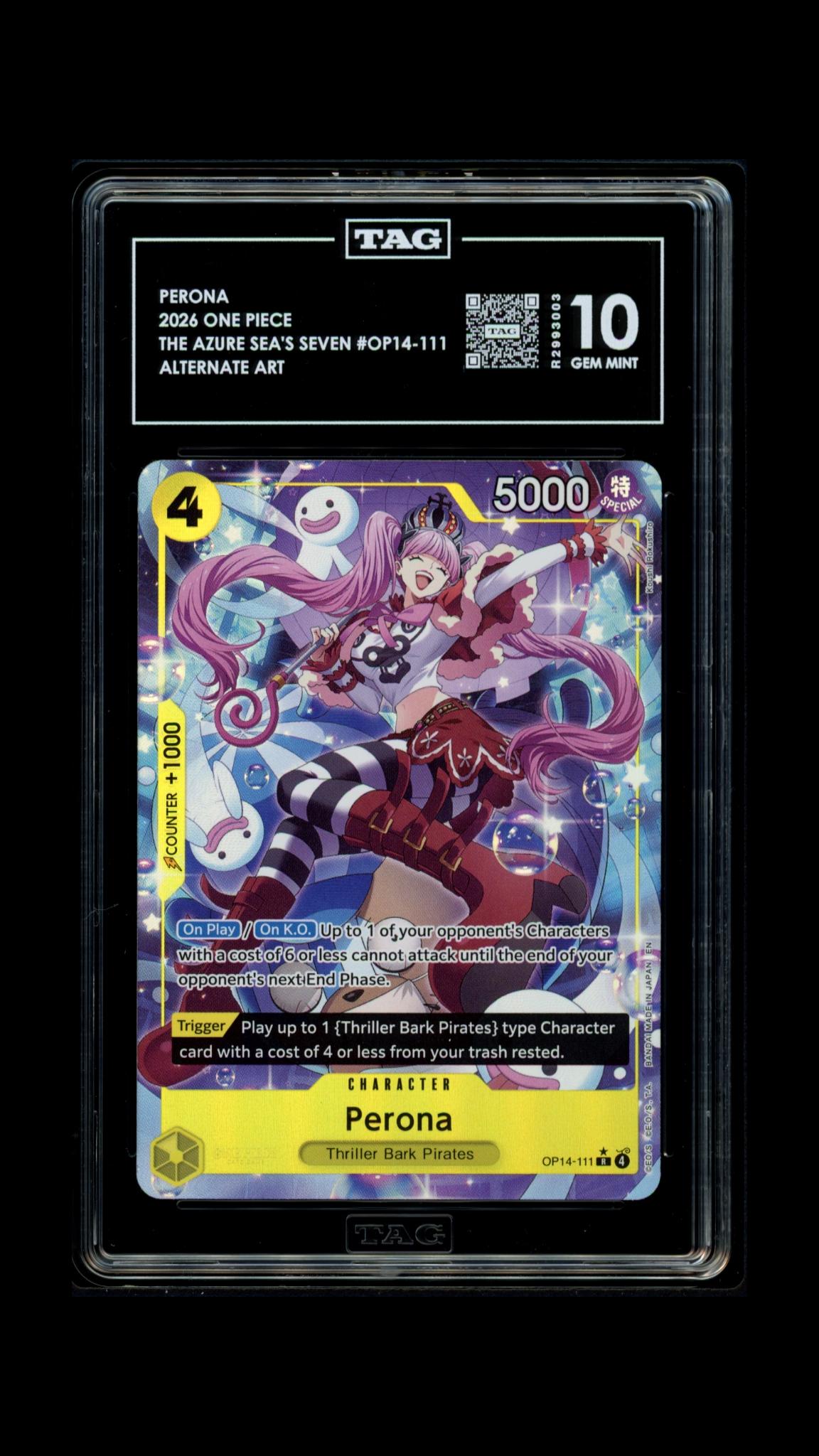 One Piece 2026 Perona OP14-111 R Alt Art EN - TAG 10 [P1]