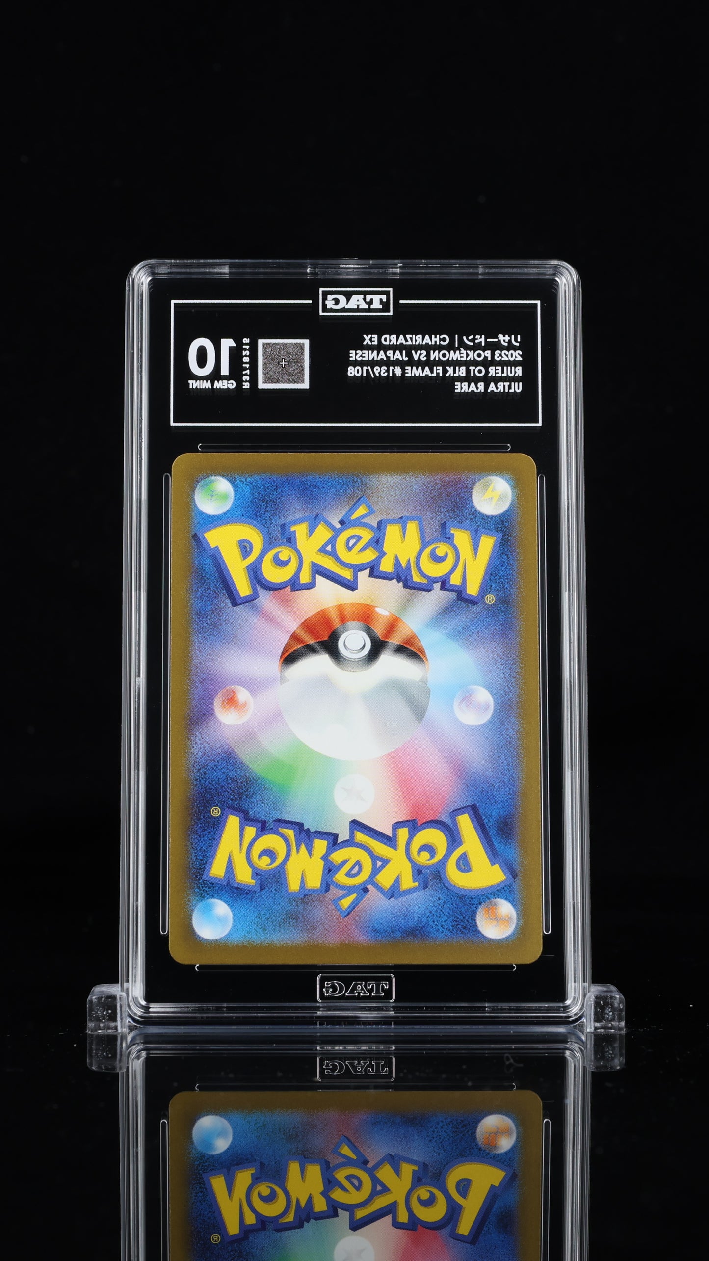 Pokemon JP 2023 Charizard ex 139/108 - Ruler of the Black Flame - TAG 10
