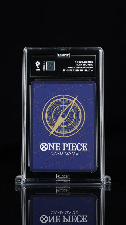 One Piece 2024 Monkey D Luffy OP07-109 SR Treasure Rare Alt Art - TAG 9