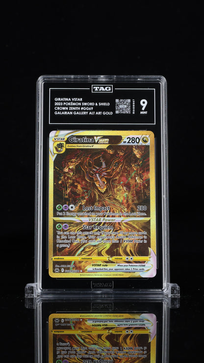 Pokemon 2023 Giratina VSTAR GG69/GG70 - Crown Zenith Alt Art Gold - TAG 9 [P2]