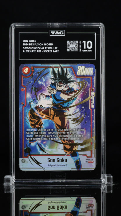 DBS Fusion World 2024 Son Goku SR - Awakened Pulse - Alt Art - TAG 10