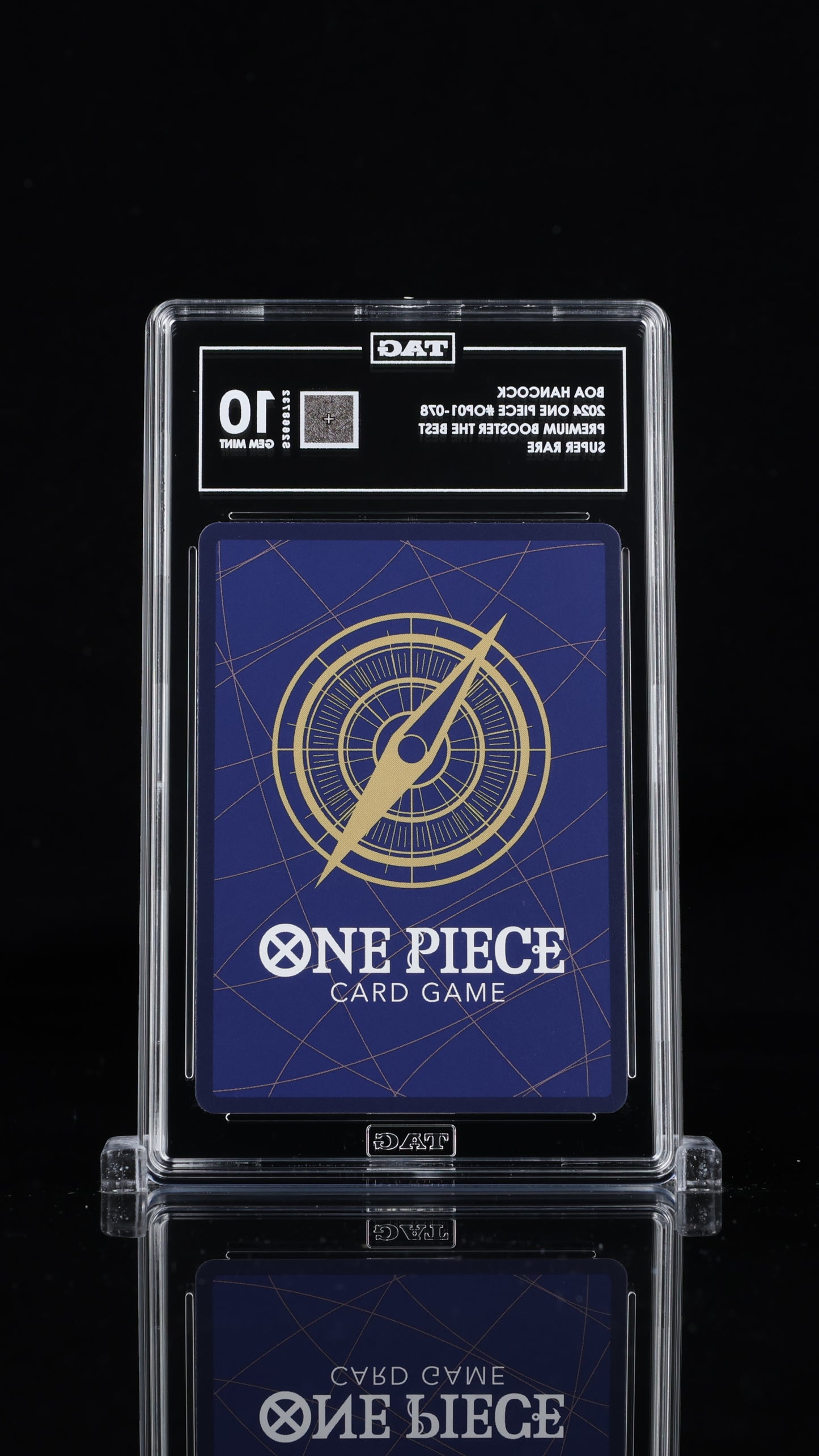 One Piece 2024 Boa Hancock OP01-078 SR EN - TAG 10 - WRONG LABEL