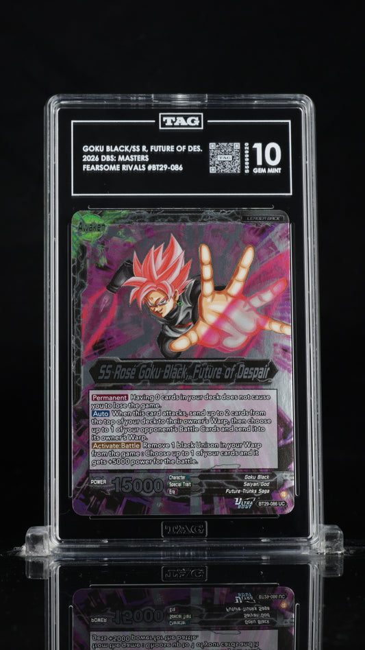 DBSM 2026 SS Rose Goku Black, Future of Despair - Fearsome Rivals - TAG 10