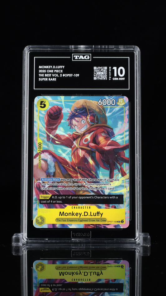 One Piece 2025 Monkey.D.Luffy - The Best Vol. 2 (PRB-02) - SR - TAG 10 "P2"