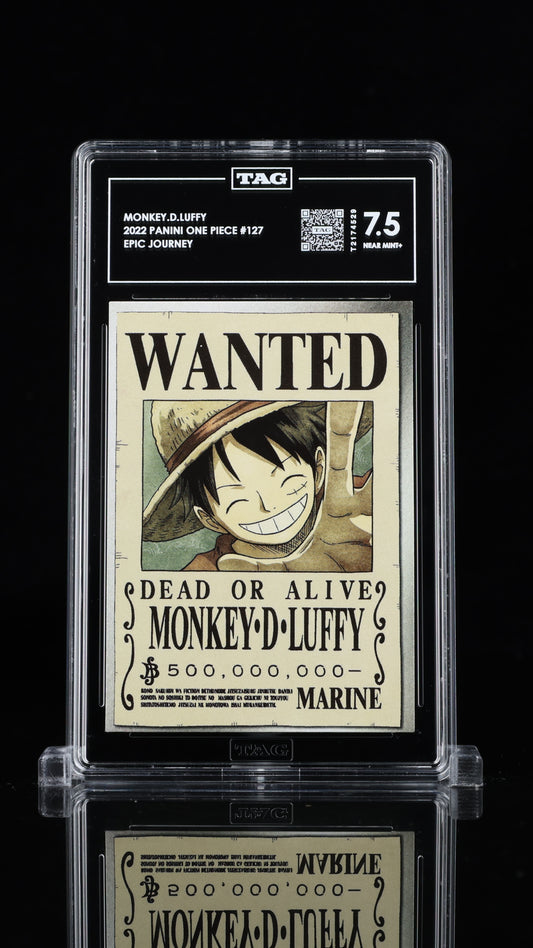 One Piece Panini 2022 - Monkey.D.Luffy - Epic Journey - TAG 7.5