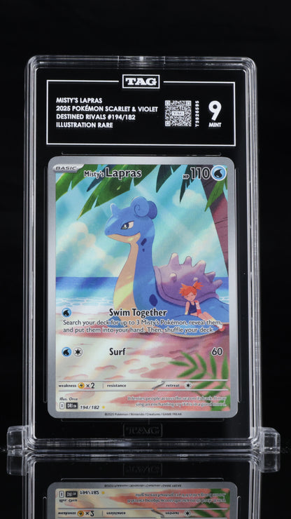 Pokemon 2025 Misty's Lapras - Destined Rivals - IR - TAG 9