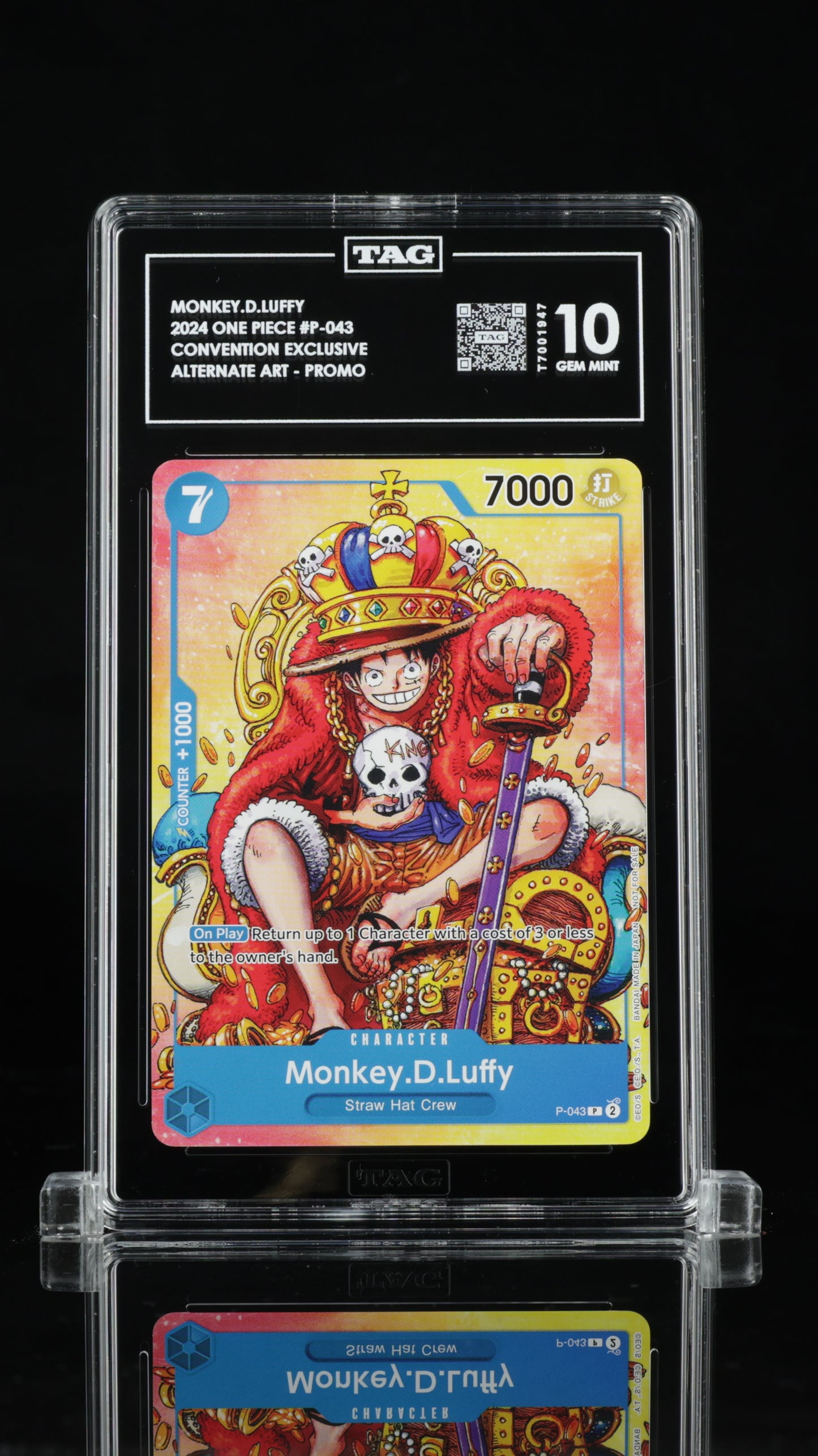 One Piece 2024 Monkey.D.Luffy - Convention Exclusive Promo - Alternate Art - TAG 10