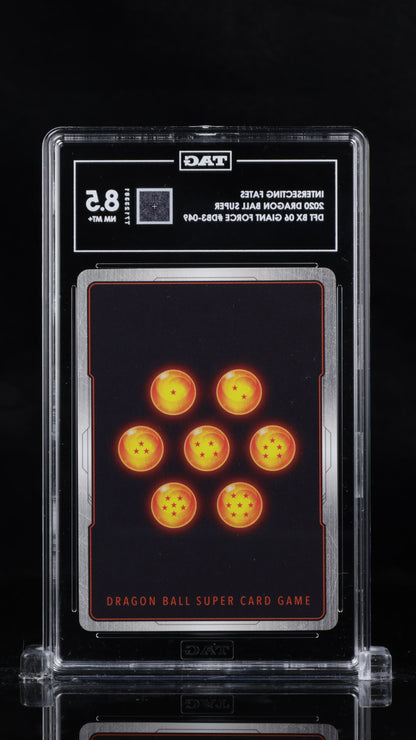 Dragon Ball Super 2020 Intersecting Fates - DFT BX 06 Giant Force - TAG 8.5