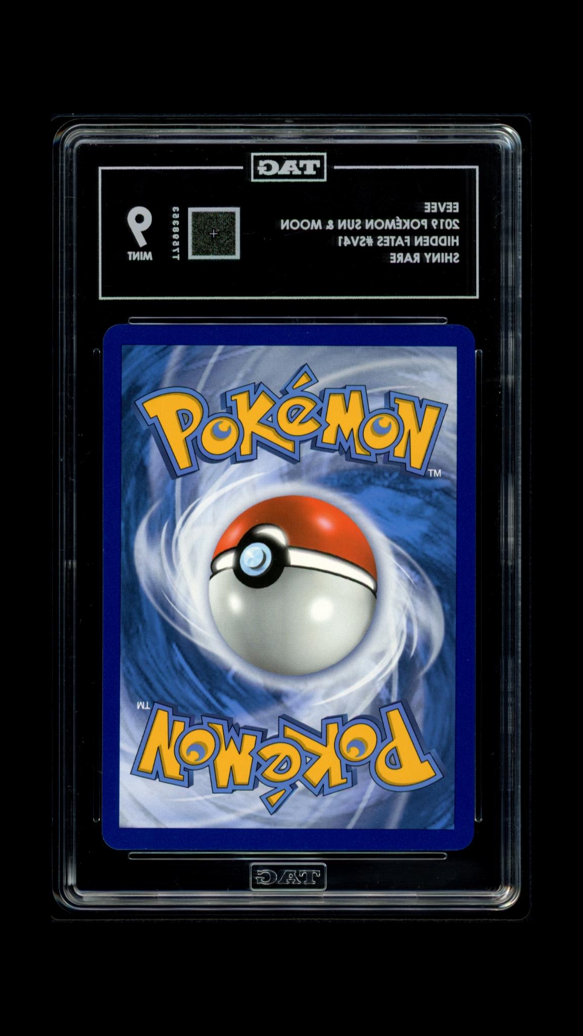 Pokemon 2019 Eevee SV41/SV94 - Hidden Fates Shiny Rare - TAG 9